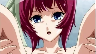 Cute anime shemale maid ass fucking